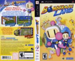 Free download Bomberman Land [ULUS-10319] PSP Box Art free photo or picture to be edited with GIMP online image editor